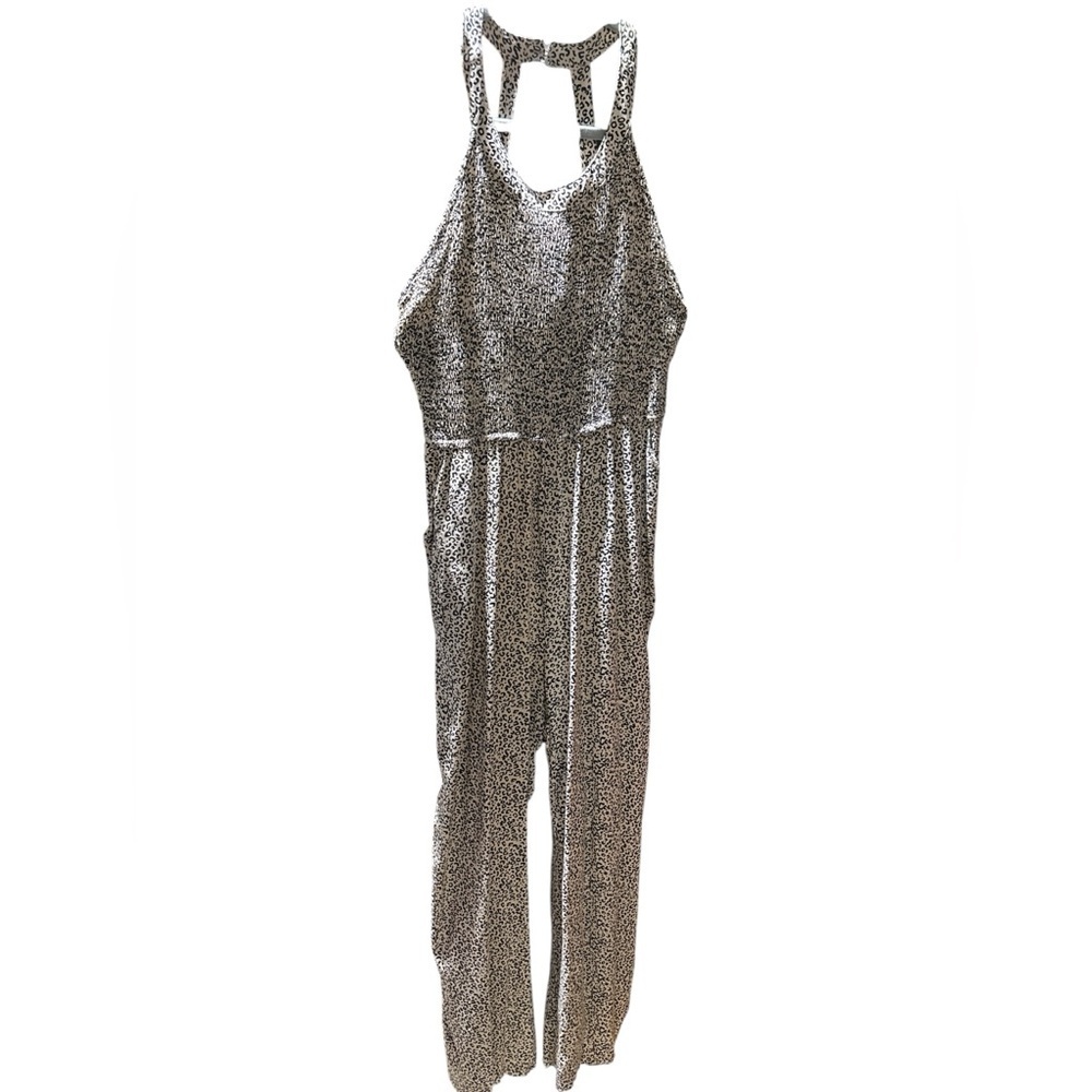 Jessica Simpson Black and White Patterned Jumpsuit - Picture 2 of 3